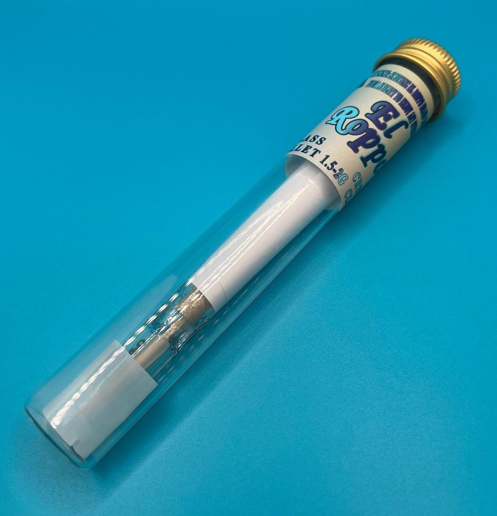 CRYSTAL CLEAR 12 COUNT CASE OF SINGLE 1.5-2G GLASS BULLET CONES