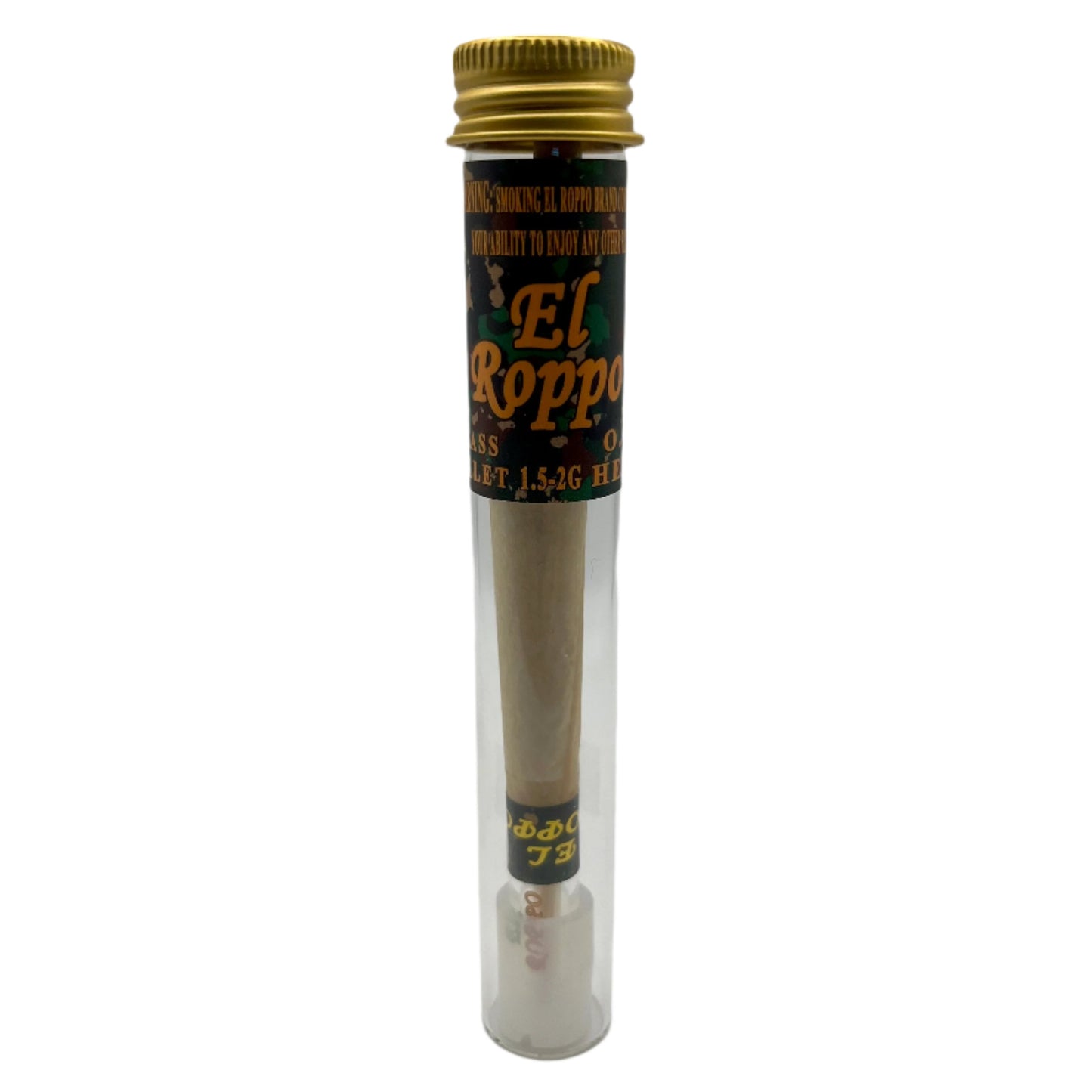 O.G. HEMP SINGLE GLASS BULLET CONE 1.5-2G